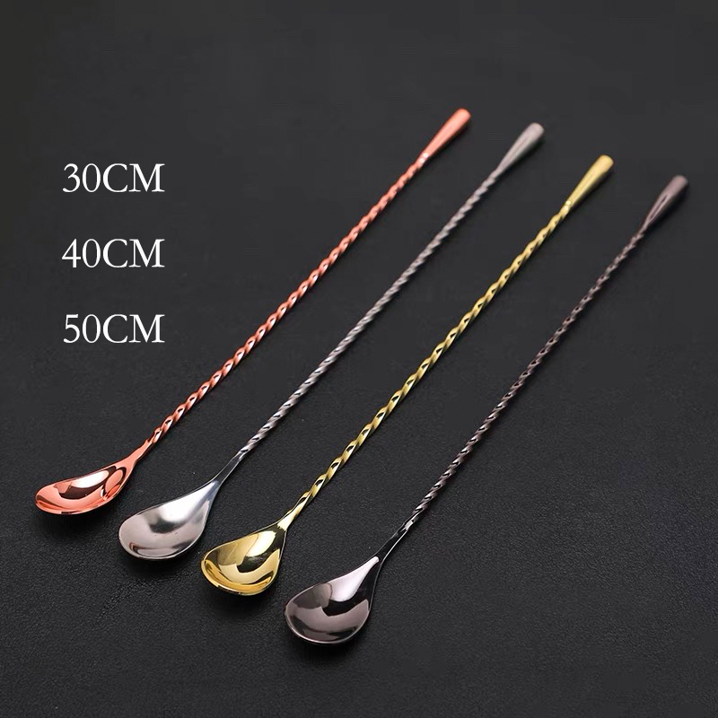 Bar Spoon Twisted - 30 cm/40 cm/50 cm Lacrima Cocktail