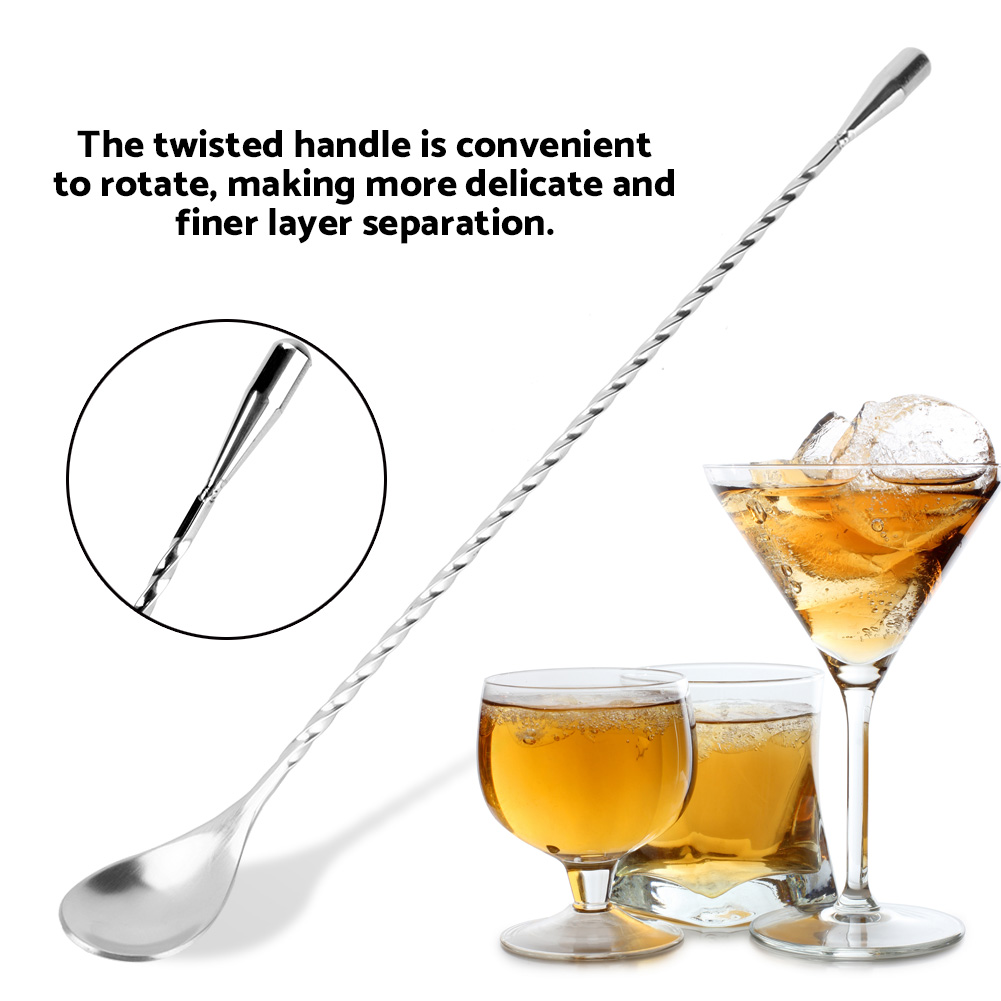 Bar Spoon Twisted - Cucchiaio da Bar in Acciaio Inox,