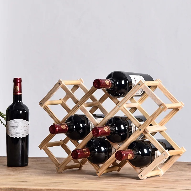 Home Bar Setup - Scaffali per vino impilabili 3, 5,