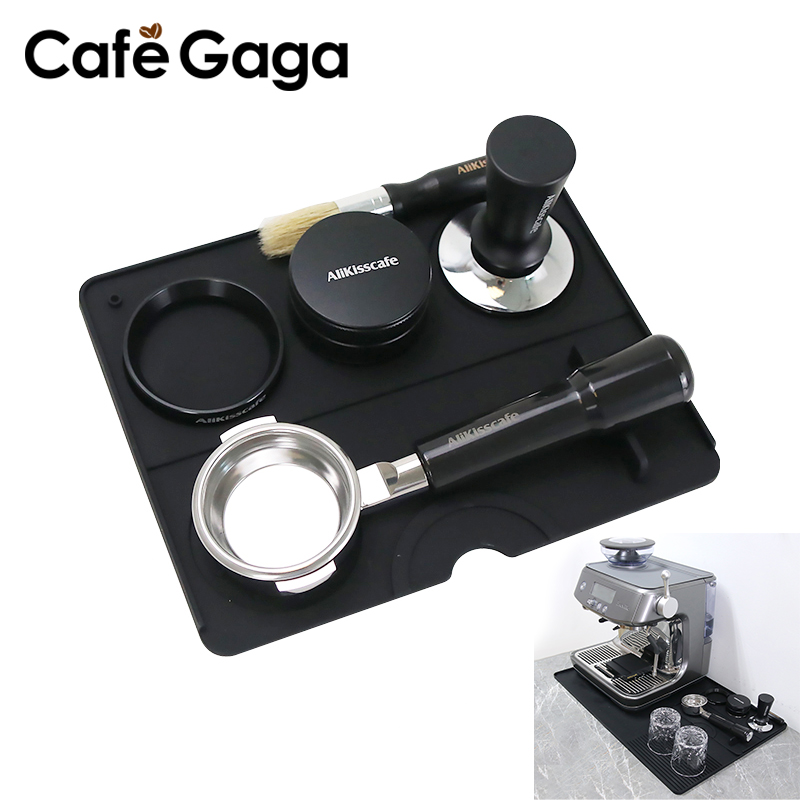 Bar Mat Rubber - Tappetino antimanomissione per caffè Stazione portafiltro
