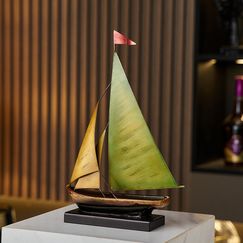Home Bar Setup - Modellino Creativo di Barca a Vela,
