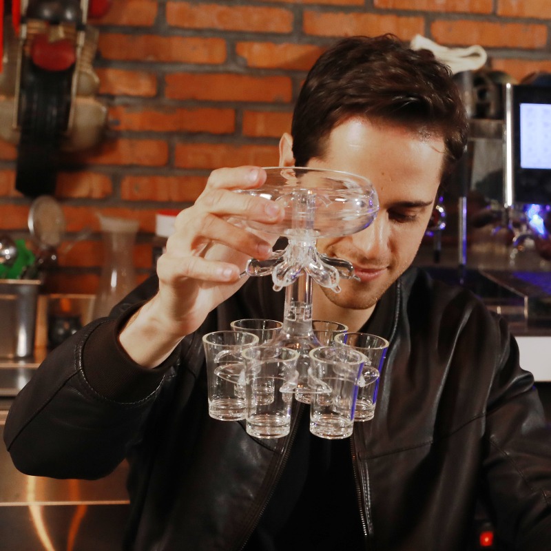 Home Bar Setup Kit - Set Decanter per Liquori in Stile