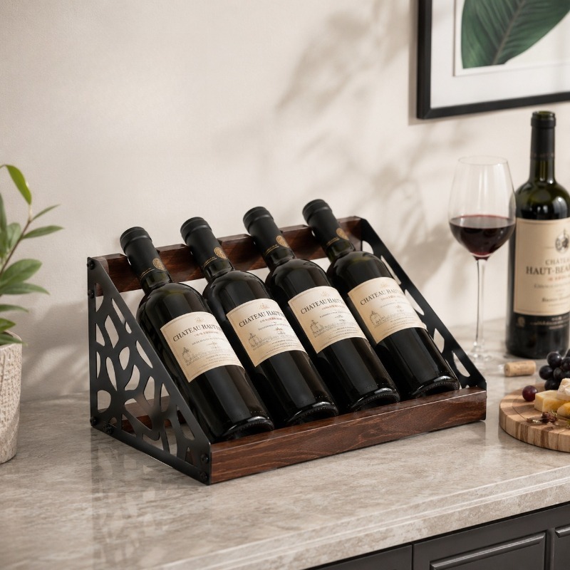 Porta Bottiglie di Vino in Leg - Home Bar Stand recensione e prezzo