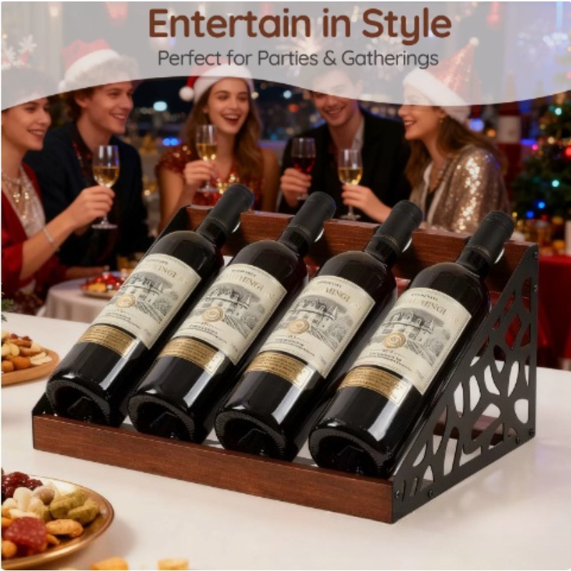 Porta Bottiglie di Vino in Leg - Home Bar Stand recensione e prezzo