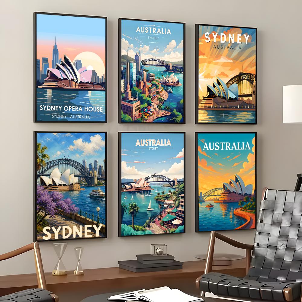 Poster artistico di Sydney, ad - Home Bar Sydney recensione e prezzo