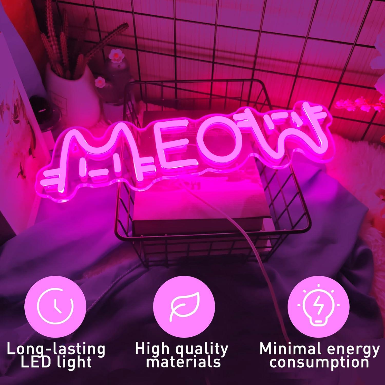 Insegna al Neon a Forma di Gat - Home Bar And Restaurant recensione e prezzo